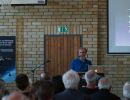 Dr. Gero Rupprecht beim Vortrag zum Thema &bdquo;Asteroiden &ndash; klein, aber gemein?&ldquo;