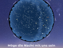 Das Plakat zum Astronomietag 2019 weist eindr&uuml;cklich auf das akute Problem der Lichtverschmutzung hin
