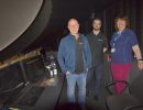 ... ebenso wie das Planetarium &bdquo;Supernova&ldquo; in Garching &ndash; hier beim Fachsimpeln mit der Planetariumsvorf&uuml;hrerin