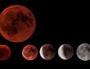 Die totale Mondfinsternis 2018, aufgenommen von Heiner Wei&szlig; auf der Sternwarte Dieterskirchen
