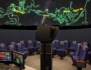 Das Planetarium nach dem Umbau im Sommer 2016 mit mehr Sitzen und h&ouml;henverstellbaren Projektoren
