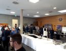 Im Foyer der Schwarzachtalhalle pr&auml;sentieren sich w&auml;hrend der Tagung einige VdS-Fachgruppen mit Infost&auml;nden