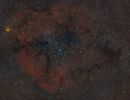 IC 1396: Der Elefantenr&uuml;sselnebel mit Umgebung